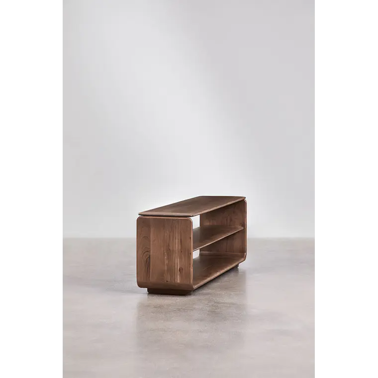 Nivaren · Mueble de TV en acabado madera de 140 cm 8