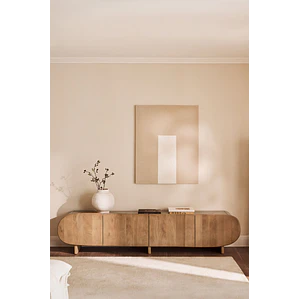 Onaian · Mueble de TV en acabado madera de 220 cm