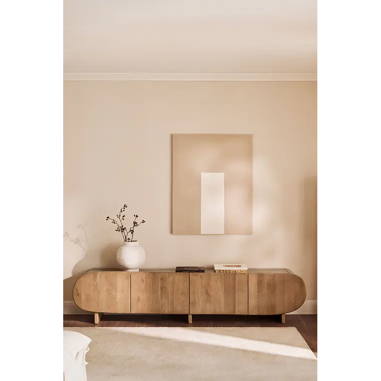 Onaian · Mueble de TV en acabado madera de 220 cm 2
