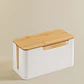 Organizador de cables en polipropileno y madera de bambú - Miniatura 3