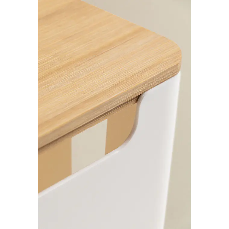 Organizador de cables en polipropileno y madera de bambú 6