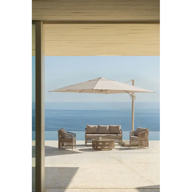 Parasol 290 cm en tela y aluminio Sareva 1