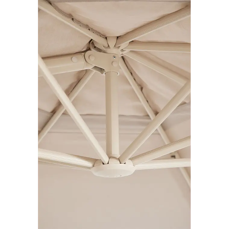 Parasol 290 cm en tela y aluminio Sareva 7