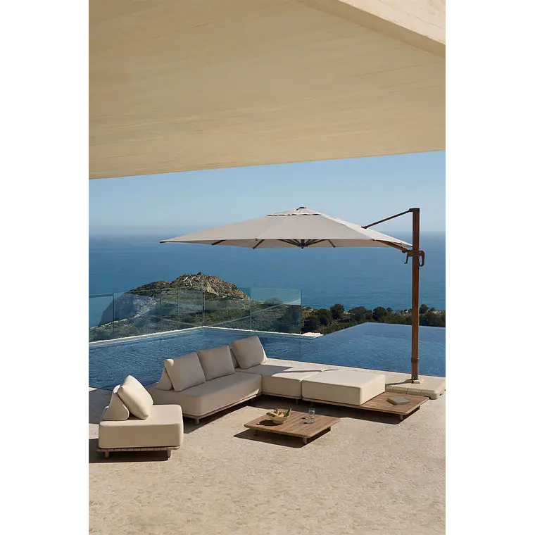 Parasol 290 cm en tela y aluminio Sareva 13
