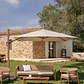 Parasol 290 cm en tela y aluminio Sareva - Miniatura 15