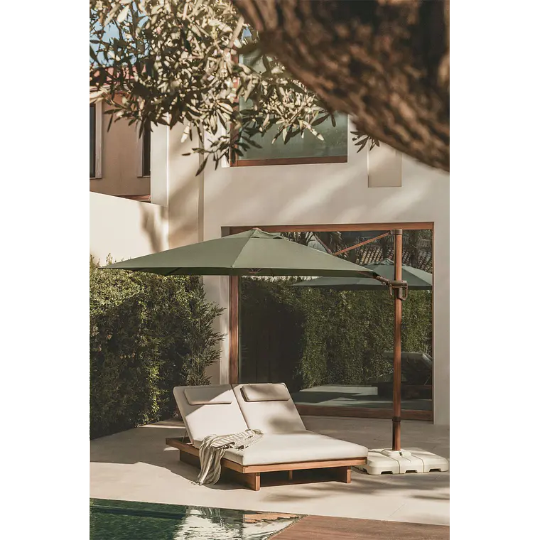 Parasol 290 cm en tela y aluminio Sareva 16