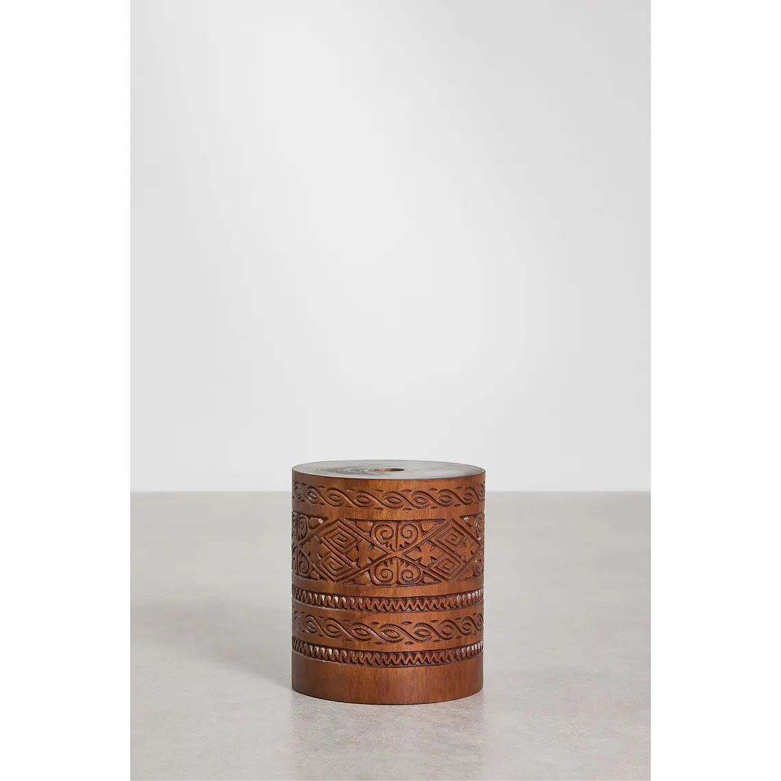 Pie de sombrilla redonda 35Ø cm en madera Lioria 3