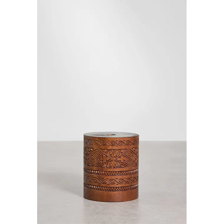 Pie de sombrilla redonda 35Ø cm en madera Lioria 3