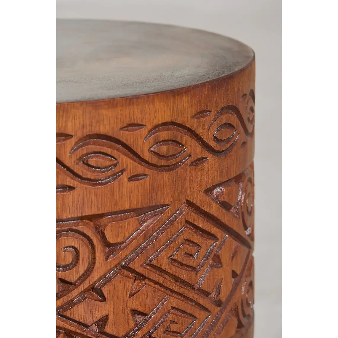 Pie de sombrilla redonda 35Ø cm en madera Lioria 5