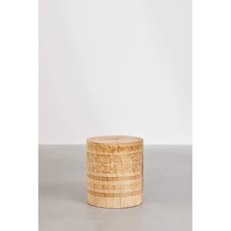 Pie de sombrilla redonda 35Ø cm en madera Lioria 11