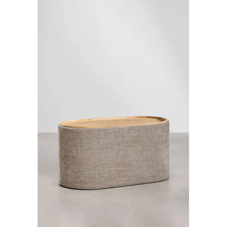 Luela · Puf / banco tapizado de 77 cm 10