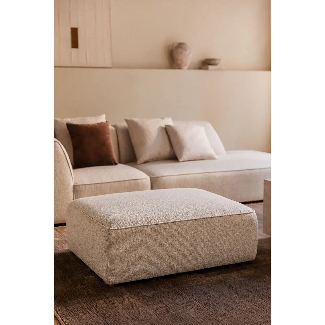 Malen · Puf / banco tapizado de 96 cm 1