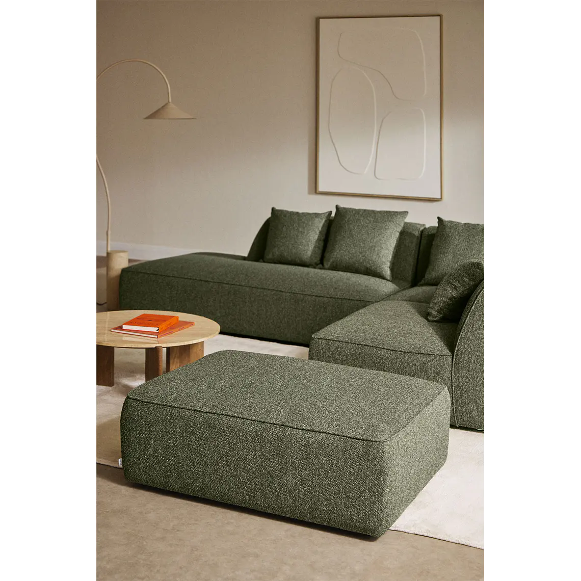 Malen · Puf / banco tapizado de 96 cm 2