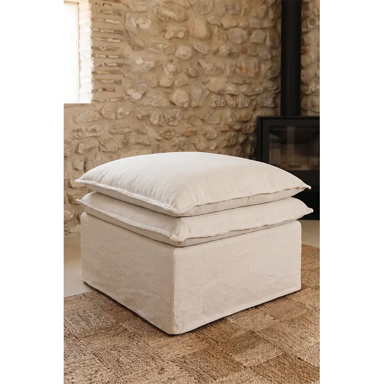 Malia · Puf / banco tapizado de 74 cm 2