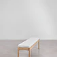 Saeris · Puf / banco tapizado de 180 cm - Miniatura 5