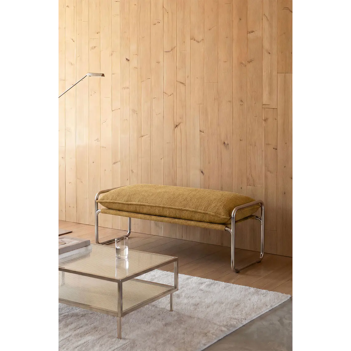 Talren · Puf / banco tapizado de 110 cm 2