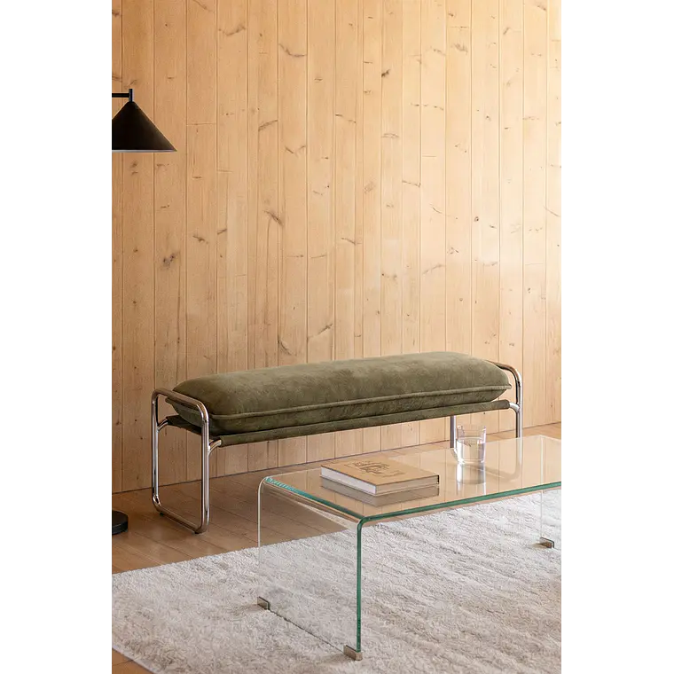 Talren · Puf / banco tapizado de 110 cm 3