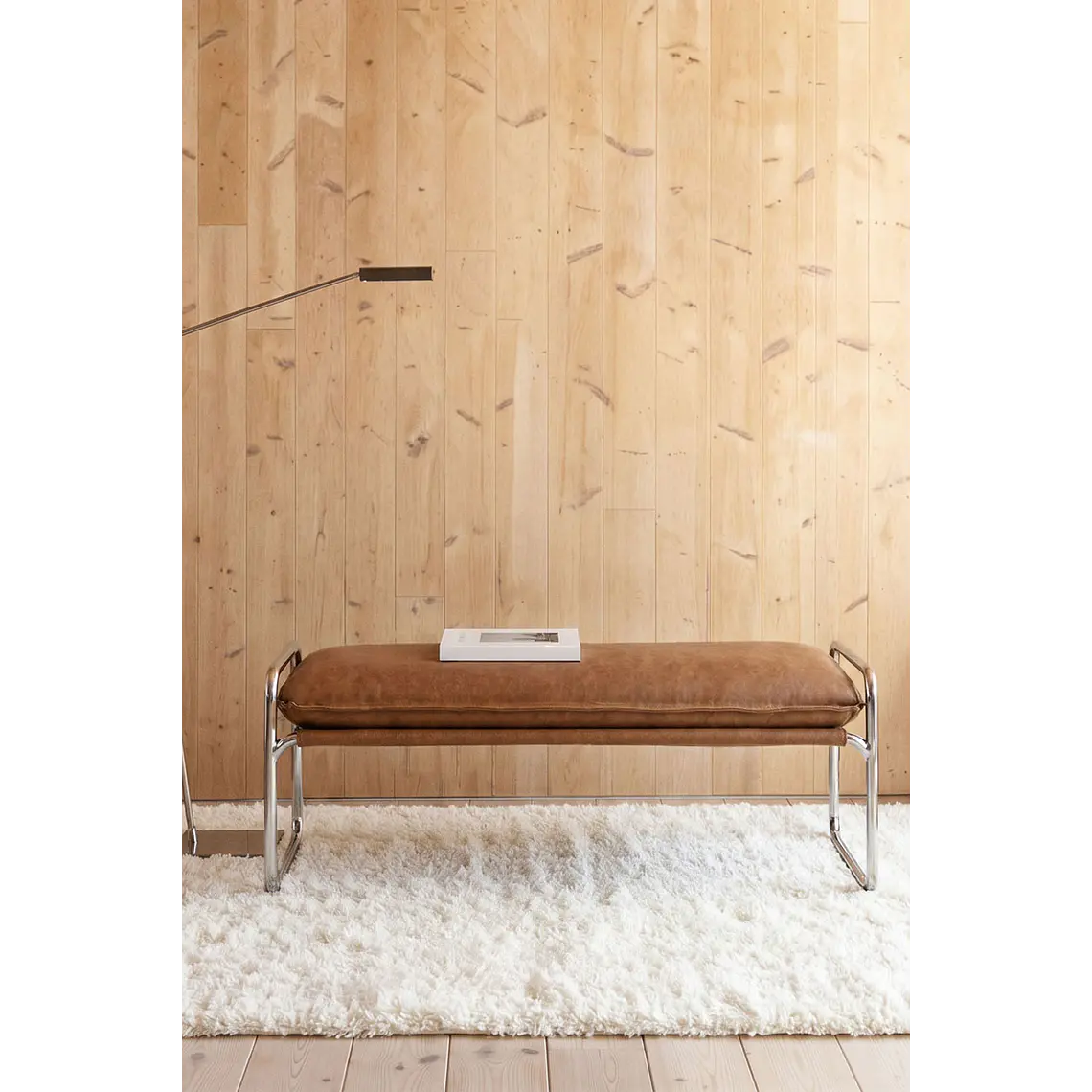 Talren · Puf / banco tapizado de 110 cm 4