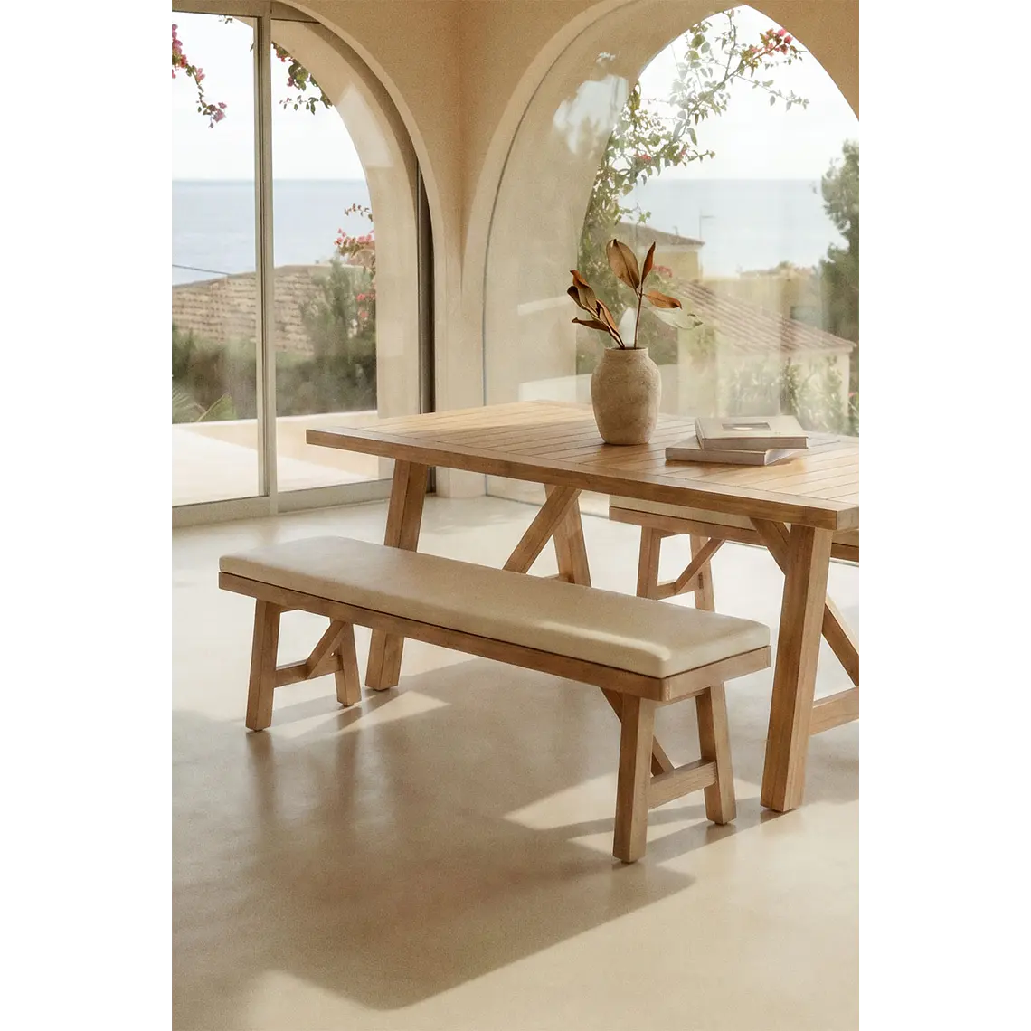 Vearo · Puf / banco tapizado de 190 cm 1