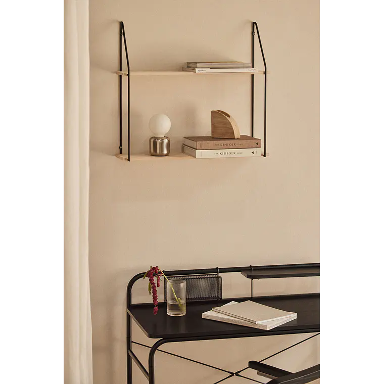 Lumaria · Repisa en acabado madera de 65 cm 1