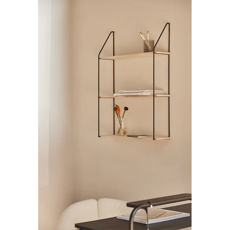 Lumaria · Repisa en acabado madera de 65 cm 2