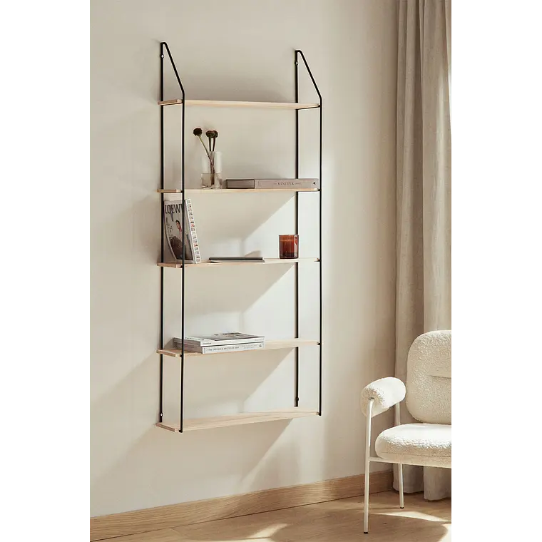 Lumaria · Repisa en acabado madera de 65 cm 4