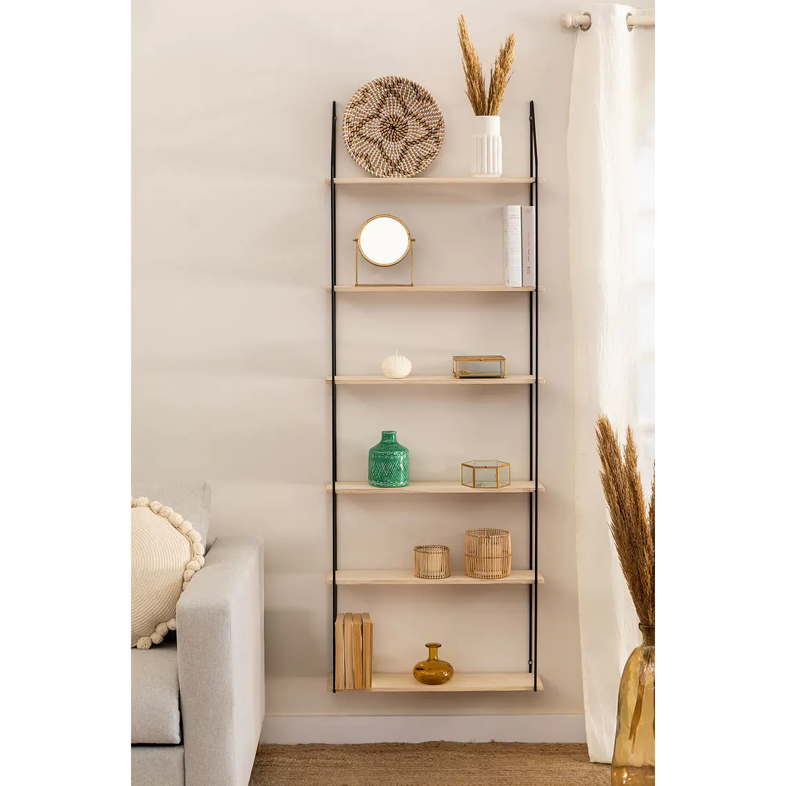 Lumaria · Repisa en acabado madera de 65 cm 5