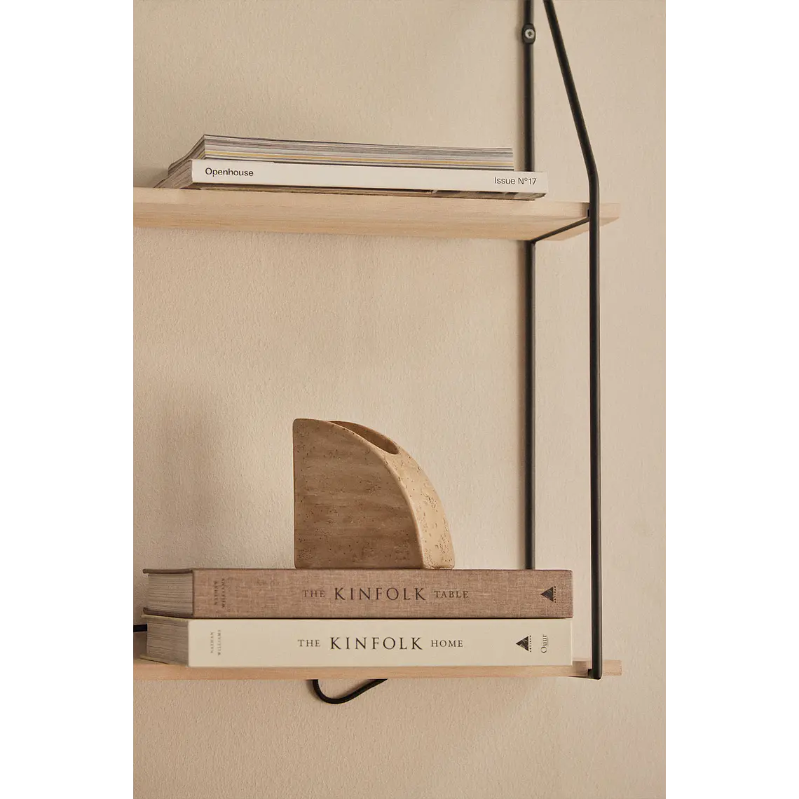 Lumaria · Repisa en acabado madera de 65 cm 6