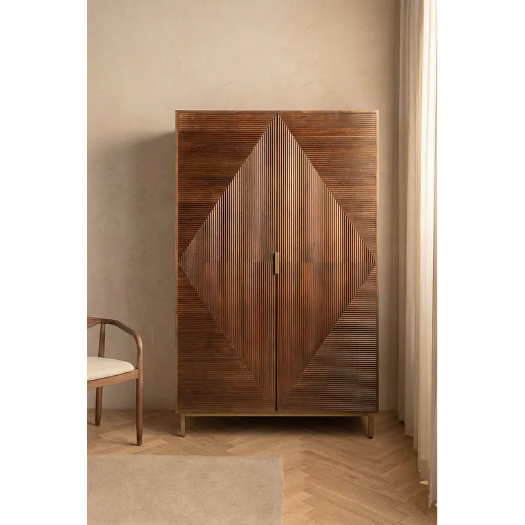 Ropero Mireya en madera de mango 11