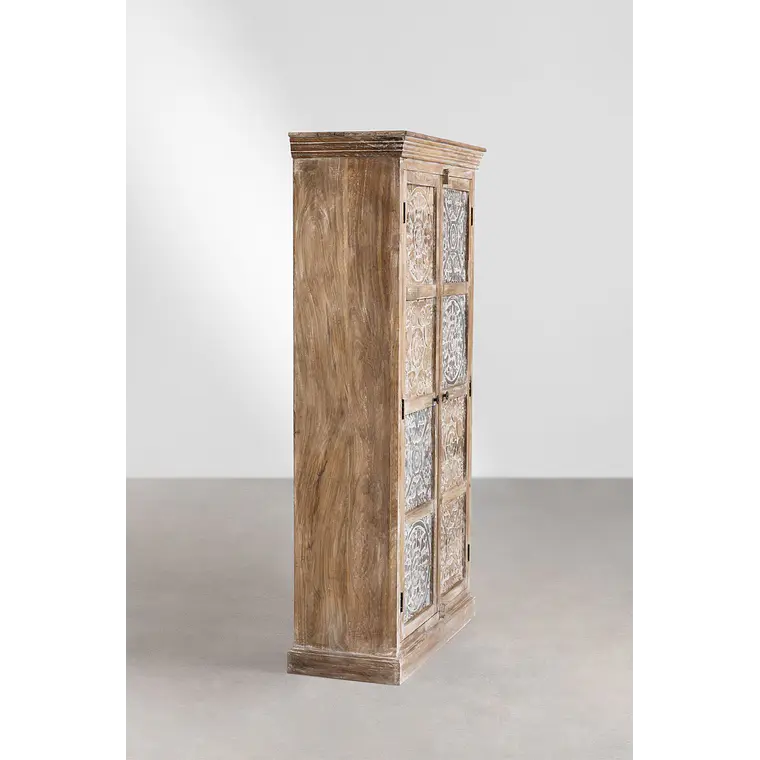 Ropero Nivan en madera de mango 3
