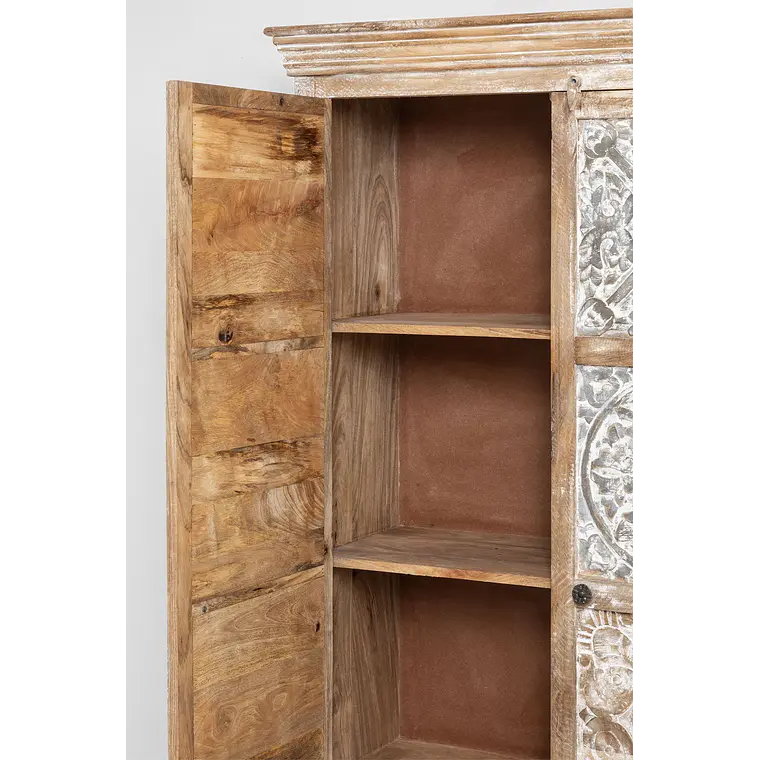Ropero Nivan en madera de mango 4