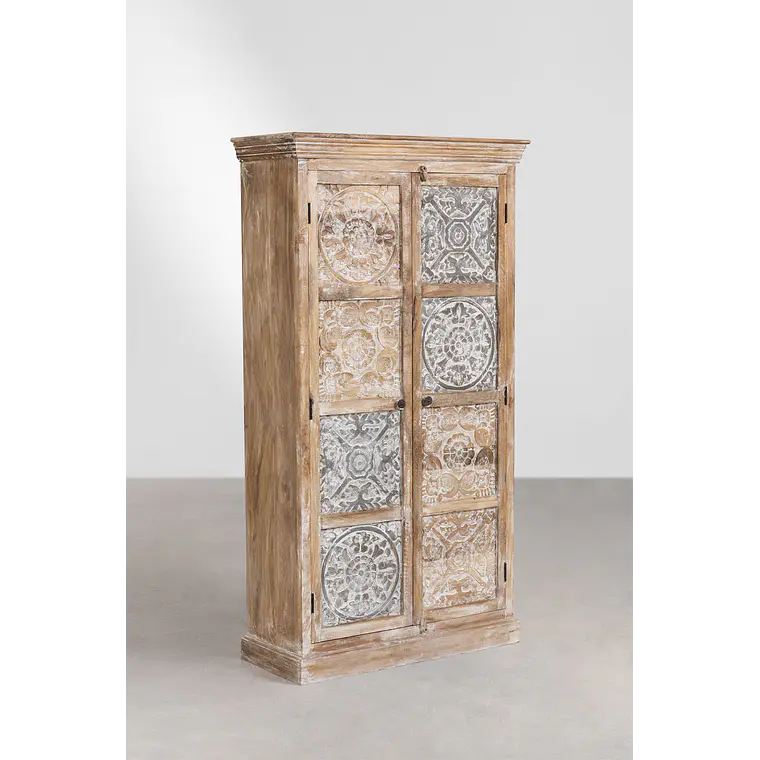 Ropero Nivan en madera de mango 10