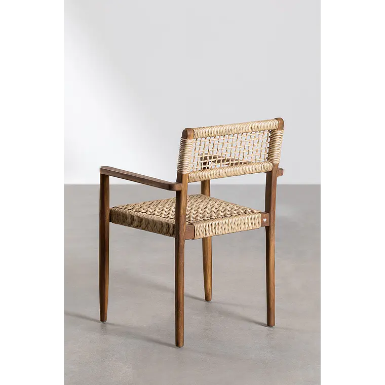 Silla de comedor Alveva en madera de teca 4