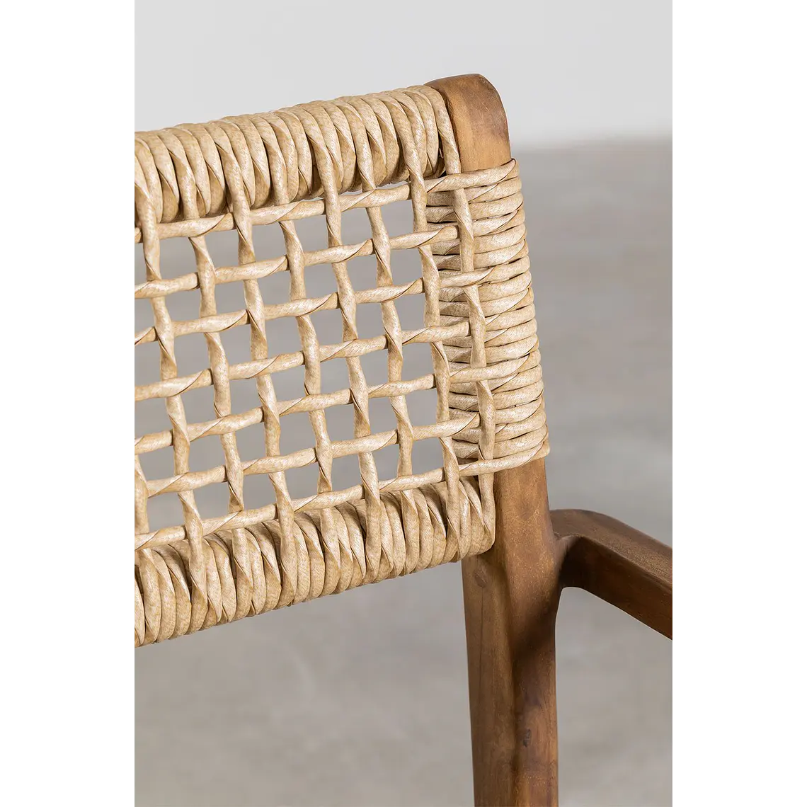 Silla de comedor Alveva en madera de teca 5