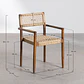 Silla de comedor Alveva en madera de teca - Miniatura 9