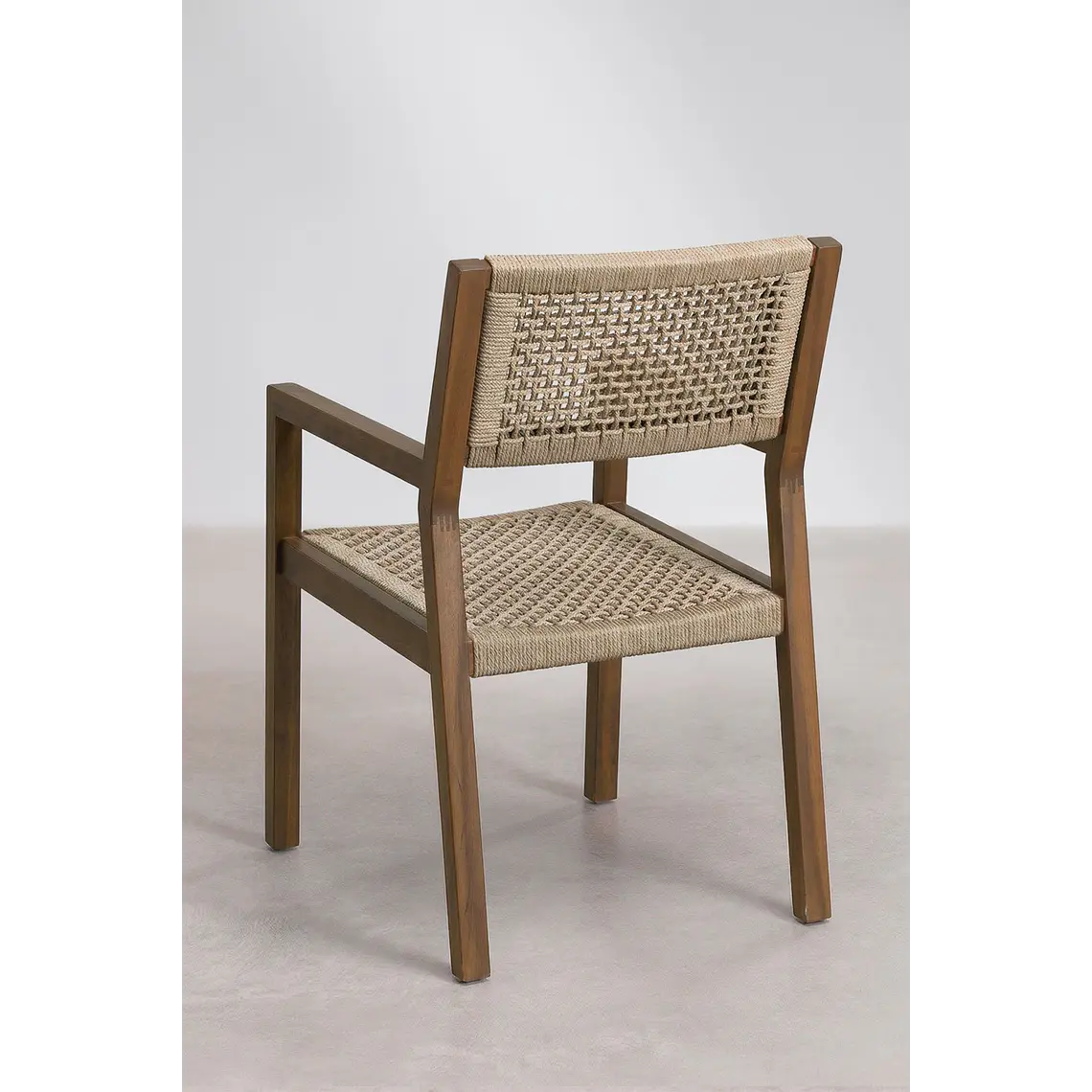 Silla de comedor Kaelara en madera de acacia 5