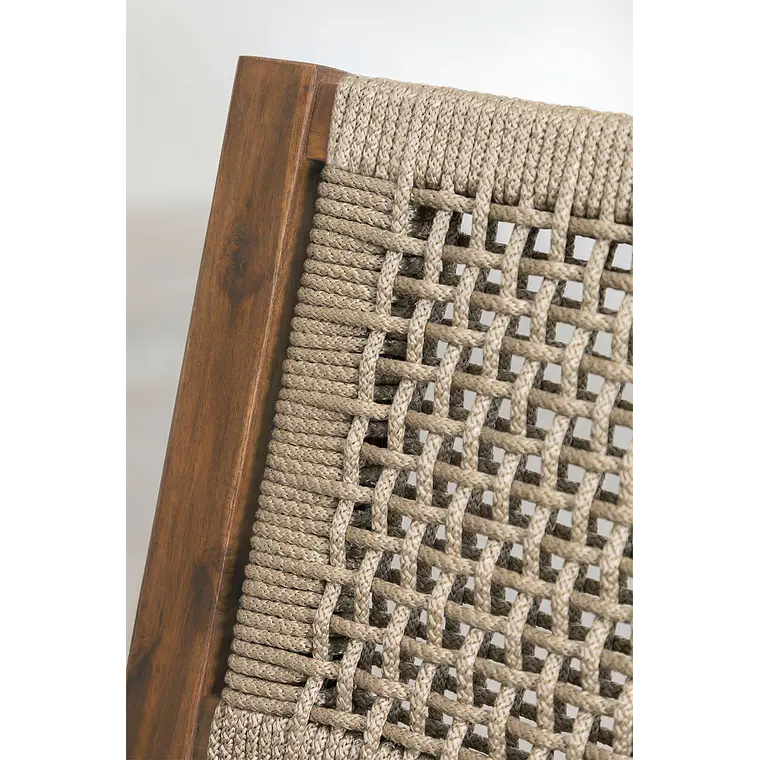 Silla de comedor Kaelara en madera de acacia 6