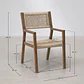Silla de comedor Kaelara en madera de acacia - Miniatura 8