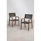 Silla de comedor Kaelara en madera de acacia - Miniatura 11