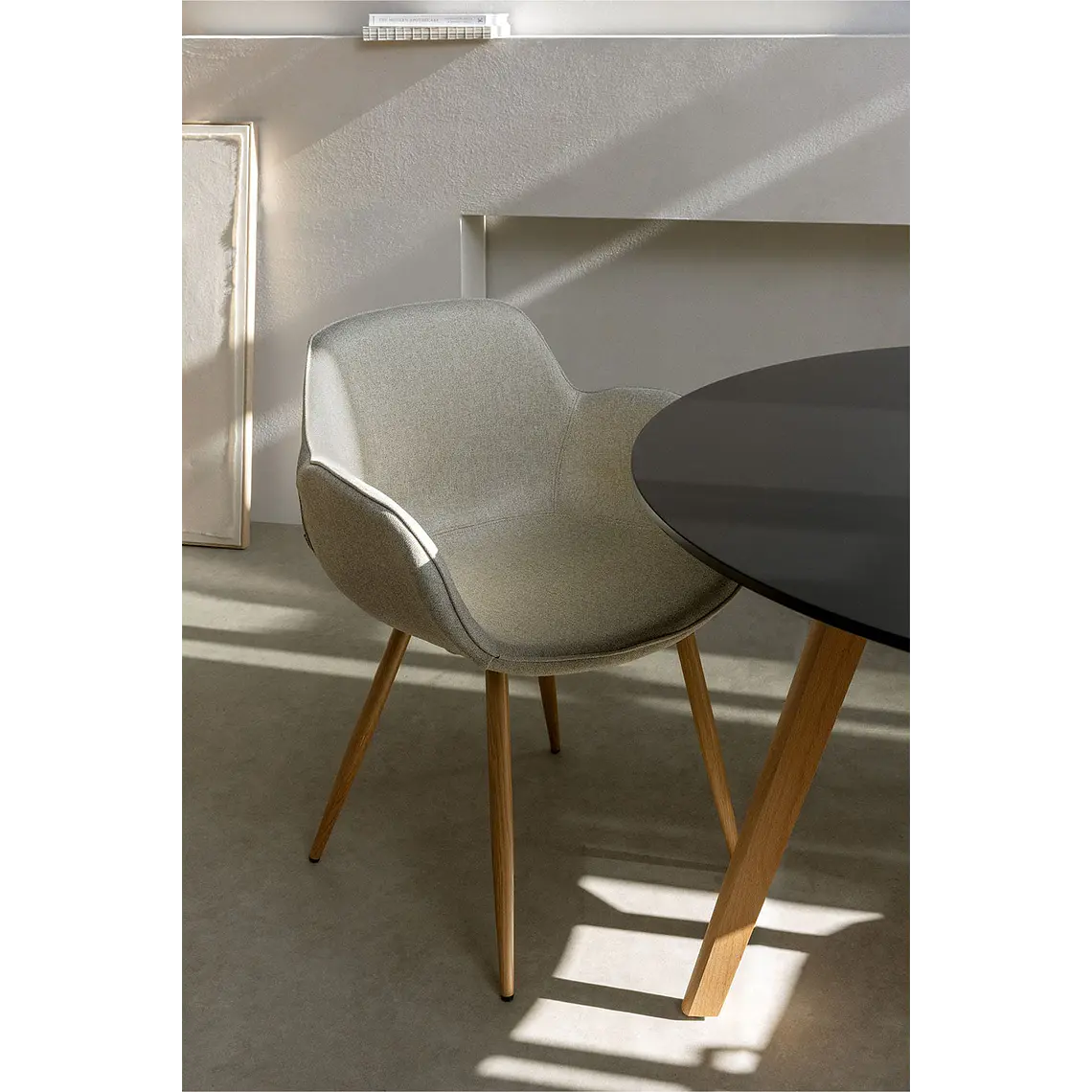 Silla de comedor Lysia en hierro 1