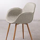 Silla de comedor Lysia en hierro - Miniatura 4