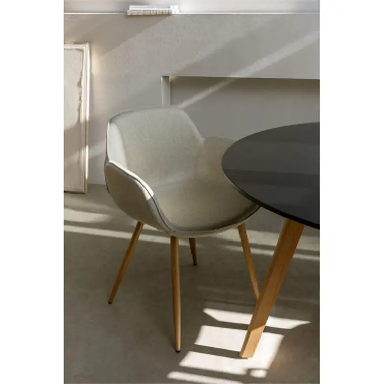 Silla de comedor Lysia en hierro 10