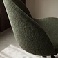 Silla de escritorio con ruedas tapizada - Miniatura 3