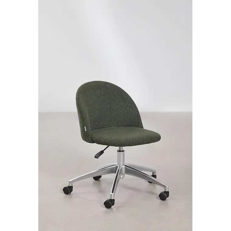 Silla de escritorio con ruedas tapizada 7