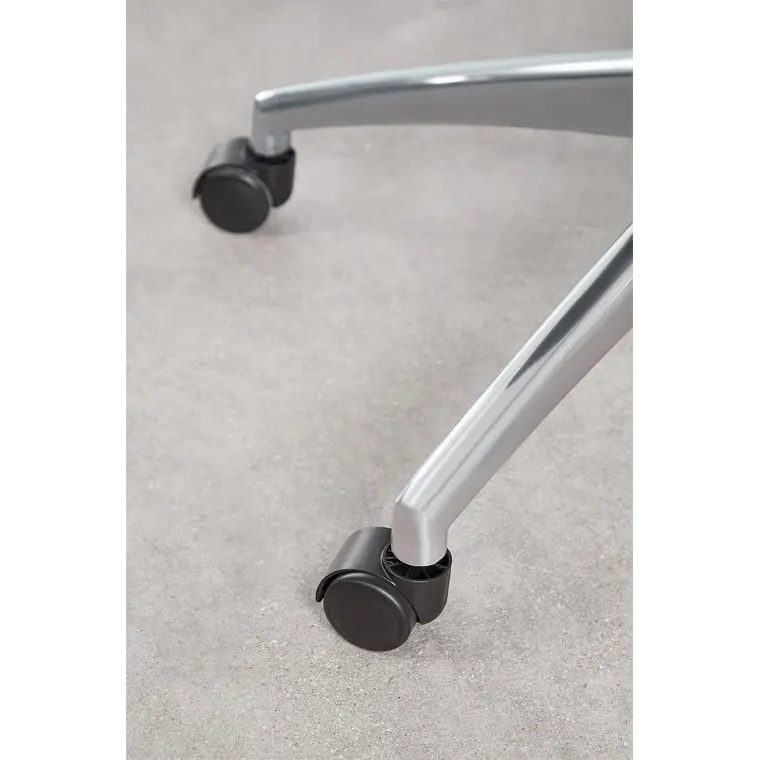 Silla de escritorio con ruedas tapizada 10