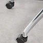 Silla de escritorio con ruedas tapizada - Miniatura 10