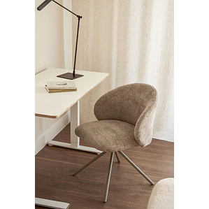 Silla de escritorio giratoria tapizada