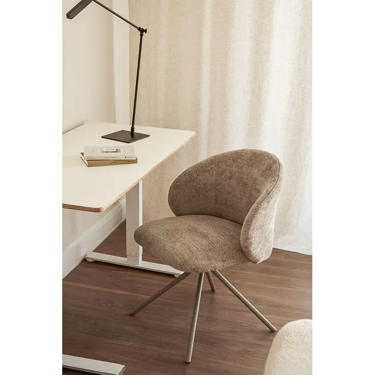 Silla de escritorio giratoria tapizada 12