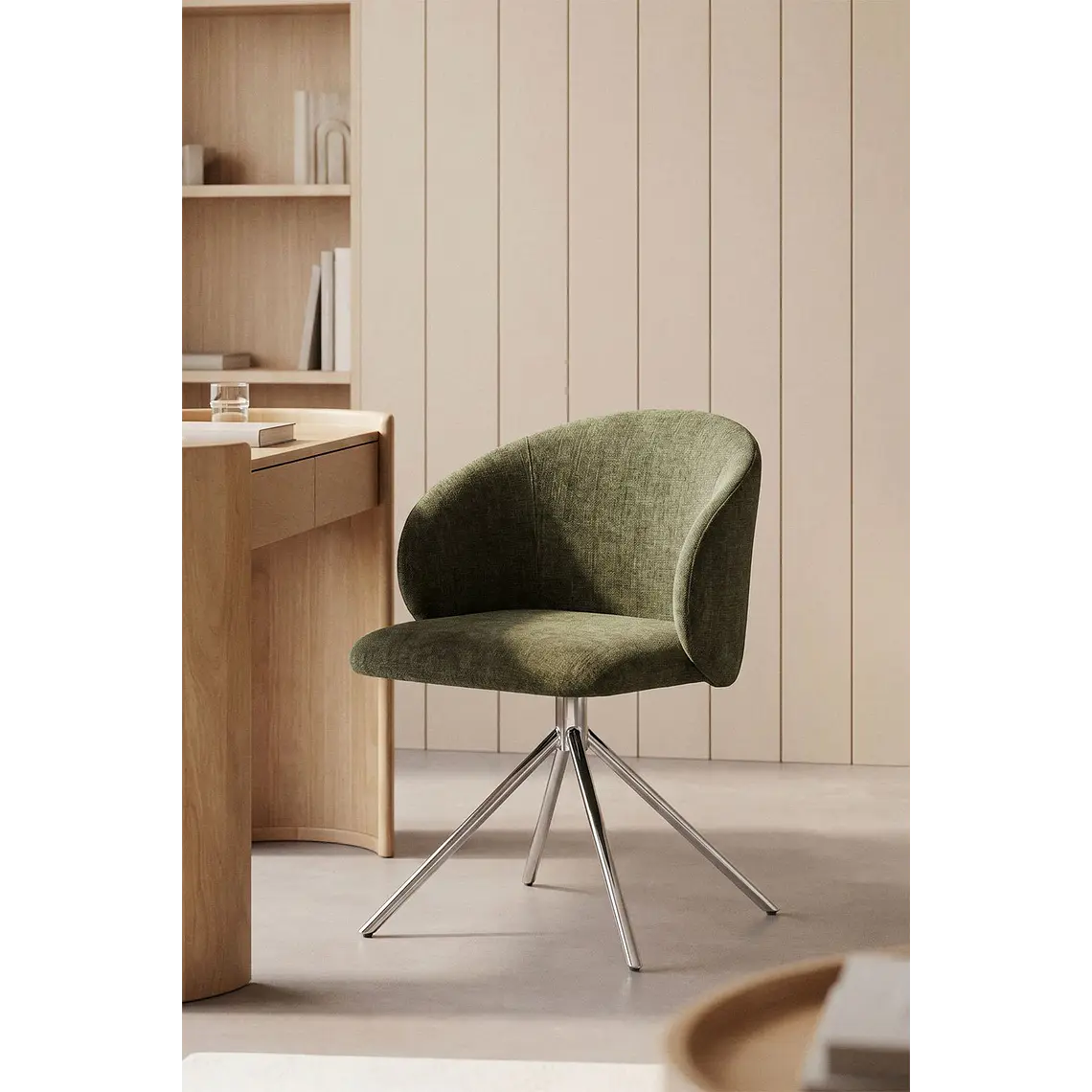 Silla de escritorio giratoria tapizada 14