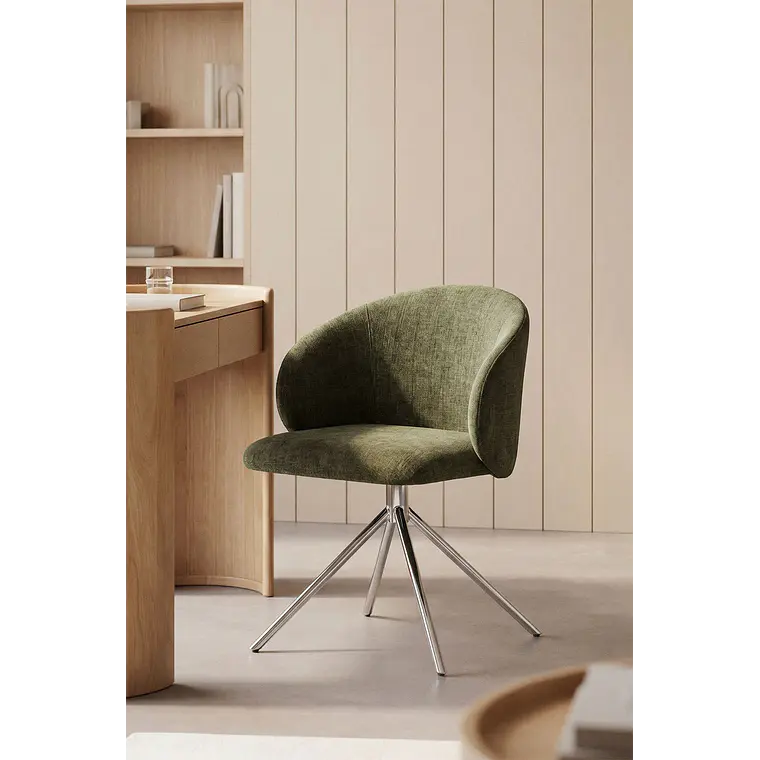 Silla de escritorio giratoria tapizada 14